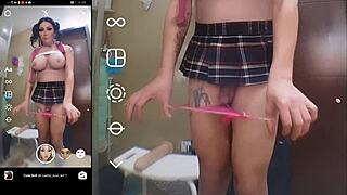 Futanari shemale gasps in emotional toy gaping orgasm bliss