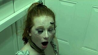 Redhead Slave Licks Cum Off Boots in Humiliation