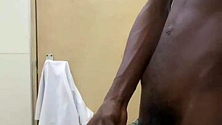 guy busts massive nut in public toilet with bbc