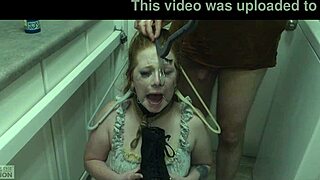 Redhead Slave Licks Cum Off Boots in Humiliation