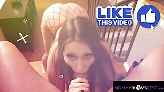 busty blonde milf gets face fucked to save her marriage