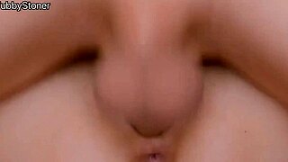 her pussy squirts wildly on that massive throbbing cock