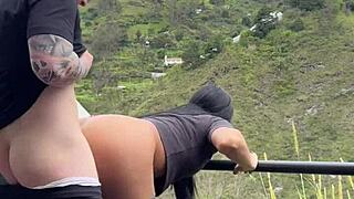 me n my hot latina girl recordin hardcore doggystyle in medellin public park it went wrong! 😩💦