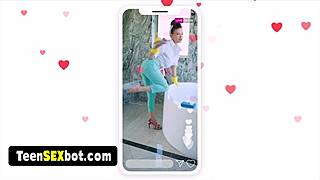 Hey, this retro housewife's cam quickie blew my mind