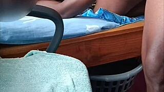 real african couple drops huge cumshot on sheer tits daddy😍 full monster cock clip