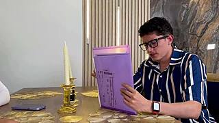 Curvy colombian nerd begs tutor to wreck her tight wet pussy