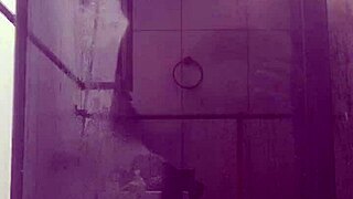 curvy brunette bathroom pounding with boss