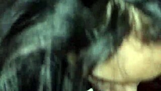asian latina slut demonstrates her deep interracial blowjob skills