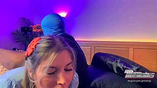 Snow Bunny Pawg Spanks Ass Then Gulps Big Black Cock