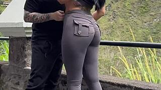 me n my hot latina girl recordin hardcore doggystyle in medellin public park it went wrong! 😩💦