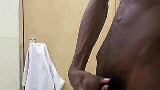 guy busts massive nut in public toilet with bbc