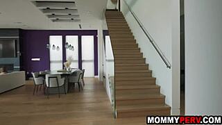 Blonde milf in glasses delivers intense pov blowjob