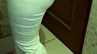 hot latina milf catches me stroking and deepthroats till i explode in her mouth