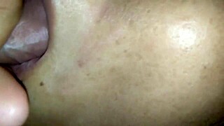 amateur babe's shaved tight pussy floods with creampie orgasm in wet frenzy