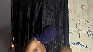 check out this ebony babe taking huge curved black cock deep