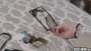 victoria voxxx rides big cock boyfriend hard while he films her ebony ass