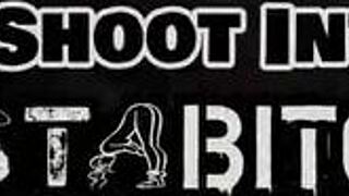 michelle anderson takes intense face fucking and domination backstage