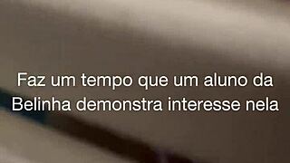ei corno, você viu como a belinha levou o aluno pra casa e fodeu gostoso enquanto eu filmava escondido?