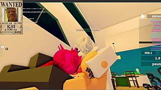 fucking this nasty big tits babe missionary on my yacht roblox style 😈🍆