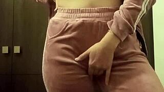 leaked video of sexy argentine prof milet upskirt and intimate skirt play