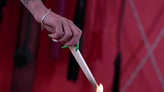 hot wax torments slave's sexy leg worship 🔥👠