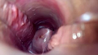 She hits intense close-up vaginal orgasm waves