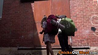 hairy aussie girlfriend gets deeply creampied by her lover