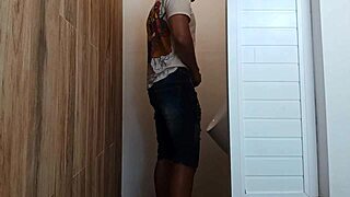 Fucking Big-Ass Ebony Goddess In Public Bathroom!