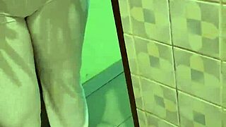 hot latina milf catches me stroking and deepthroats till i explode in her mouth