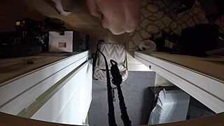 Annie Archer teases in steamy shower pov encounter