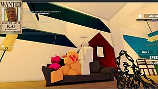 fucking this nasty big tits babe missionary on my yacht roblox style 😈🍆