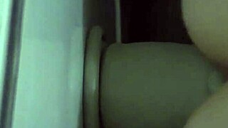 watch my ass gape wide hairy anus stretched big dildo poses