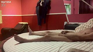 Couple Explores Front and Back Views