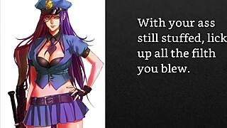 Faygrey Caitlyn's sissified pet bitch endures femdom bondage assplay