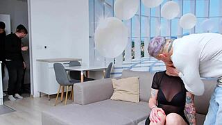 Petite Girlfriend Takes Brutal Anal Gangbang Double Penetration Orgy