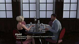 Horny neighbor wife rips clothes for outdoor toilet blowjob and cum swallow