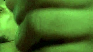 Bored babe strokes massive black monster