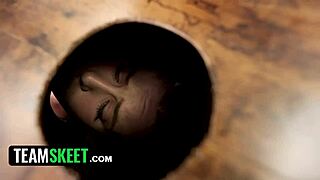 innocent classroom slut turned into gangbang toy for teacher