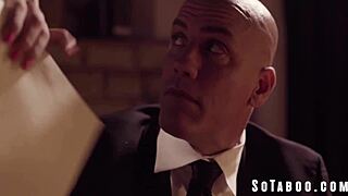 jill kassidy, deepthroat boss cock roughly office