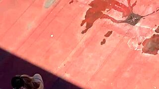 vecinas argentinas en bikini bronceando tetas en terraza voyeur