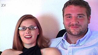 Squirtups Redhead Glasses Amateur Squirts In Casting Interview