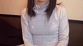 cute crossdressing asian quietly masturbates her tight ass