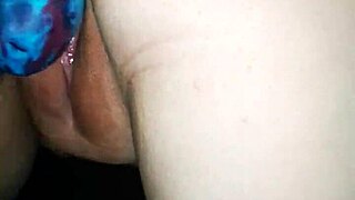 Stretching Wife's Wet Pussy with Bad Dragon Gunner