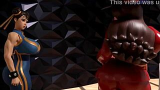 chun-li gets assfucked spanked in hardcore compilation