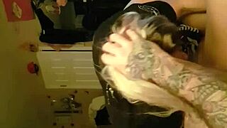 Hot Blonde Wife Gags on Monster Cock Deepthroat Face Fuck!