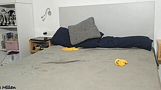 Hubby dominates me rough in bed full spit choke facial video