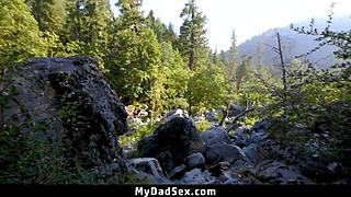 horny hiking with caring lover turns pov doggystyle fuck