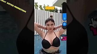 filipina babe flashes bikini downblouse tease