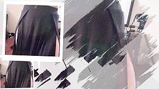 Chatting up tattooed skinny brunette sarafina on casting couch