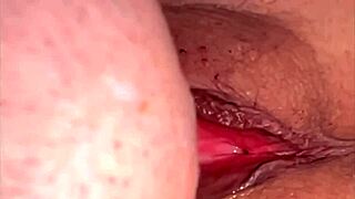 Amateur flaunts her pink pussy 80 days post-deflowering